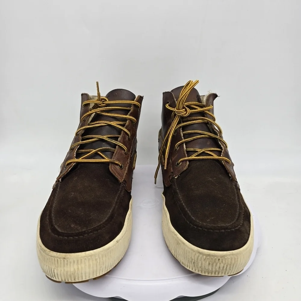 POLO Ralph Lauren Shoe Men's 13D Delmont Brown Leather Suede Chukka Boots